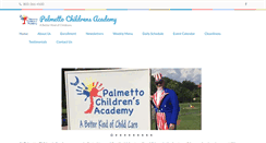 Desktop Screenshot of palmettochildrensacademy.com