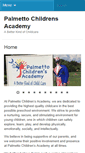 Mobile Screenshot of palmettochildrensacademy.com